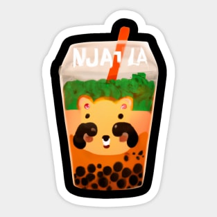 boba tea Sticker